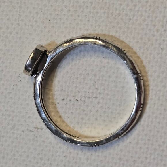 Silpada Sterling Silver Belle Fleur Stack Circle Ring Sz 7 R2466 - Picture 4 of 6